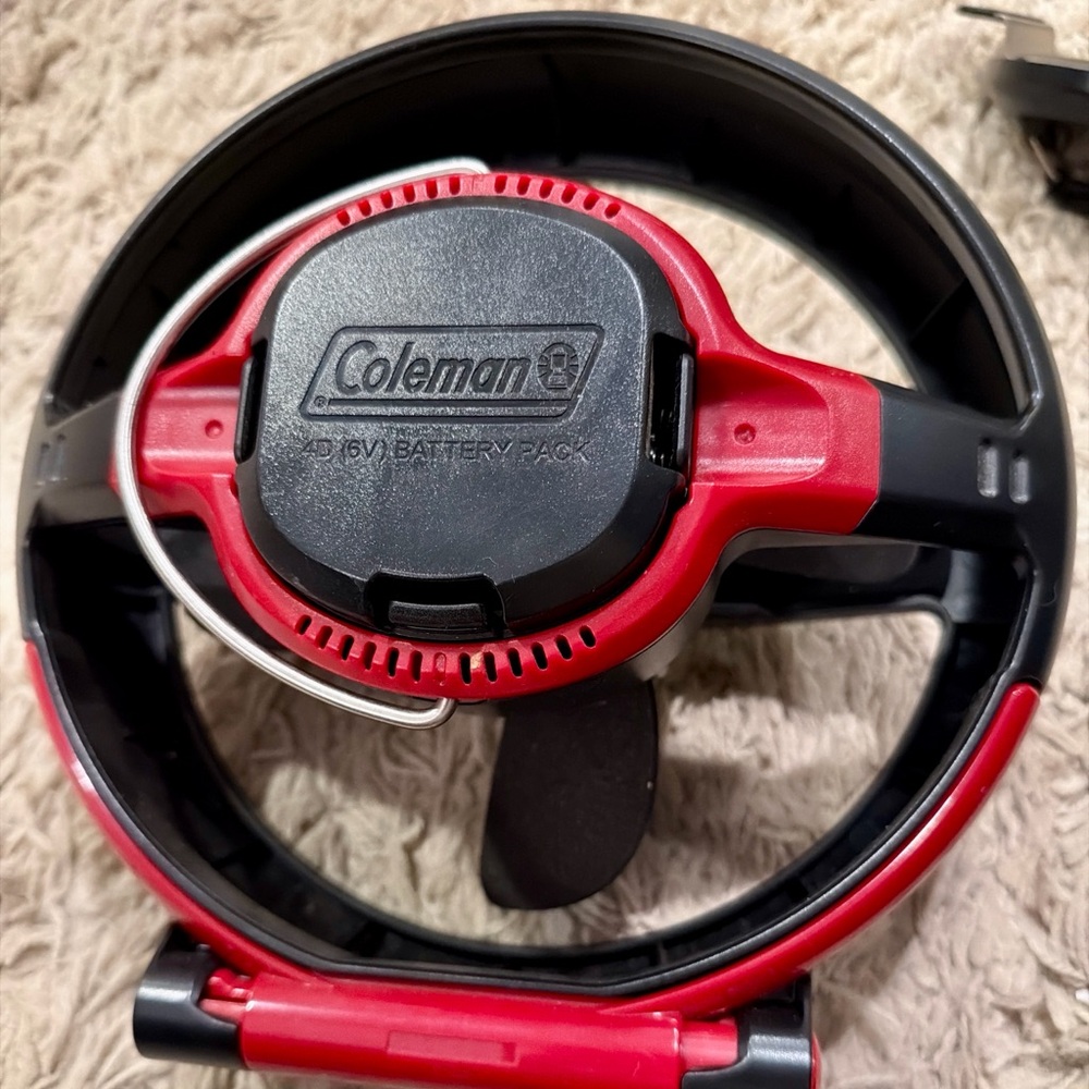 Coleman LED Camping Fan w/ Light – Battery Powered